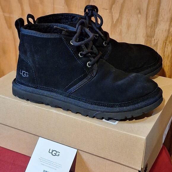 UGG Neumel Chukka Boots Women's Chestnut Shearling Lined Suede